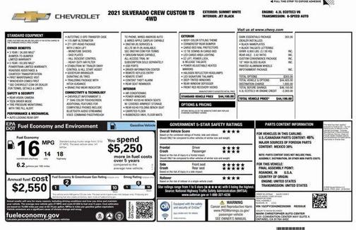 2021 Chevrolet Silverado 1500 Custom Trail Boss