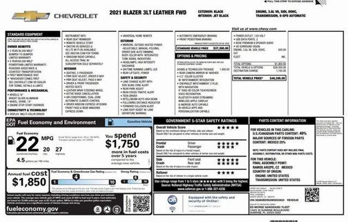 2021 Chevrolet Blazer 3LT