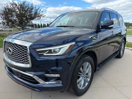 Blue 2024 INFINITI QX80 Luxe