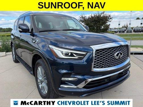 Blue 2024 INFINITI QX80 Luxe