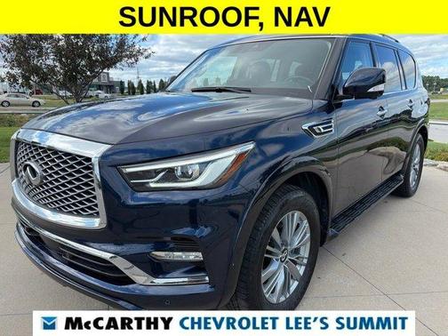 Blue 2024 INFINITI QX80 Luxe