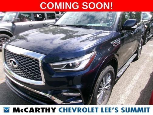 Blue 2024 INFINITI QX80 Luxe