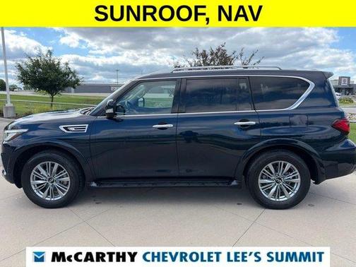 Blue 2024 INFINITI QX80 Luxe