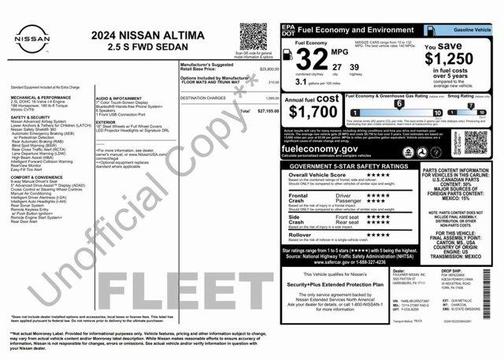 2024 Nissan Altima 2.5 S