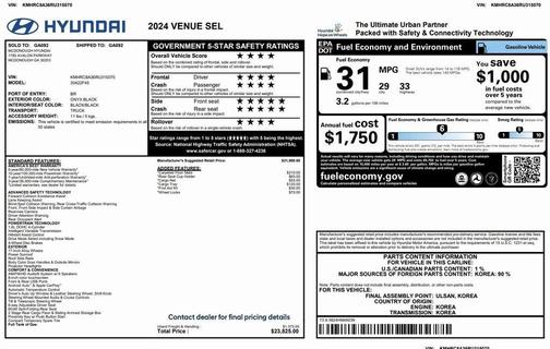 2024 Hyundai VENUE SEL