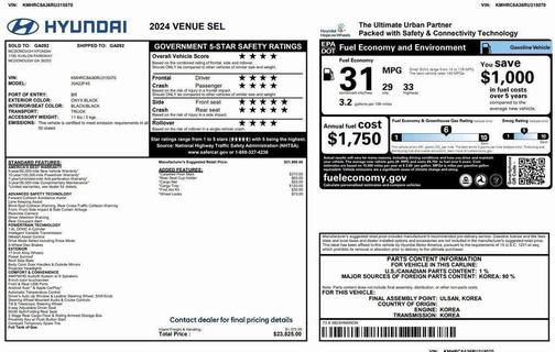 2024 Hyundai VENUE SEL