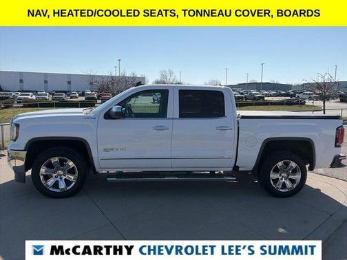 Summit White 2018 GMC Sierra 1500 SLT