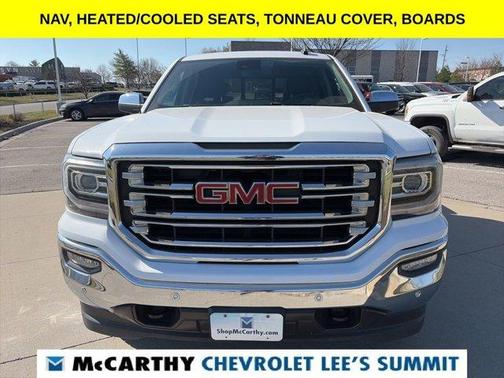 Summit White 2018 GMC Sierra 1500 SLT