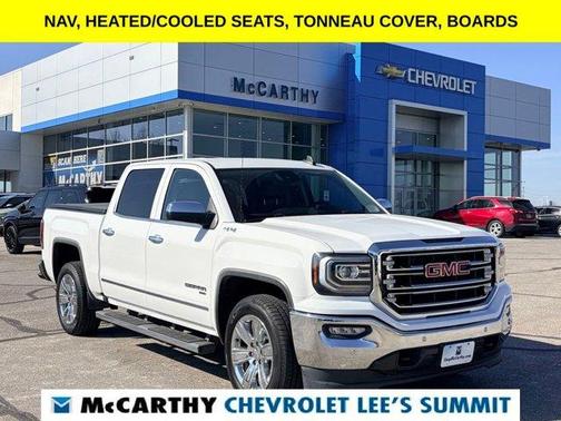 Summit White 2018 GMC Sierra 1500 SLT