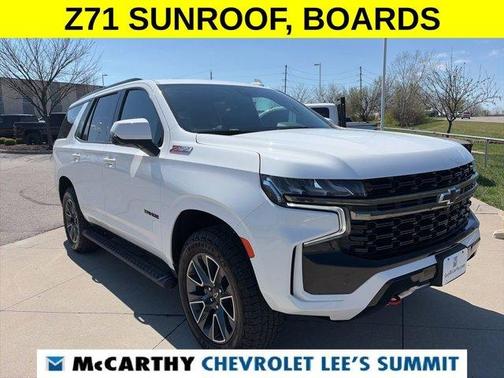 Summit White 2021 Chevrolet Tahoe Z71