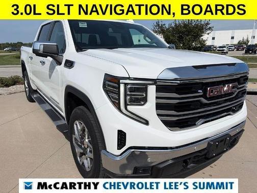 Summit White 2024 GMC Sierra 1500 SLT