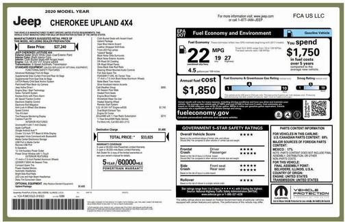 2020 Jeep Cherokee Latitude