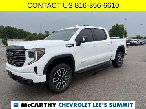 Summit White 2025 GMC Sierra 1500 AT4