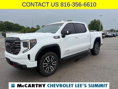 Summit White 2025 GMC Sierra 1500 AT4