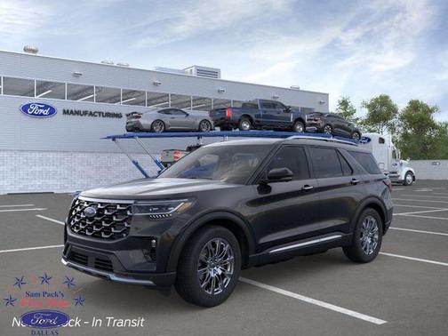 Black Metallic 2026 Ford Explorer Platinum