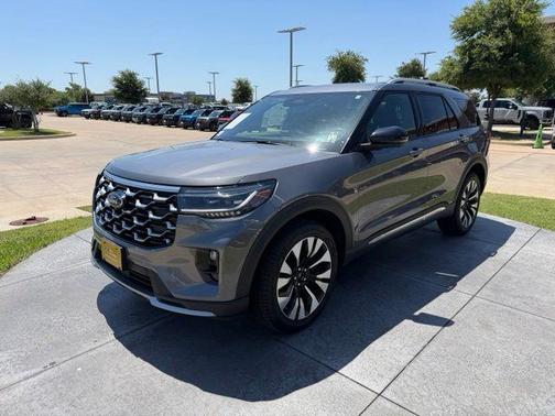 Gray Metallic 2025 Ford Explorer Platinum
