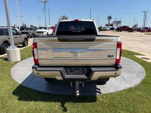 White Gold Metallic 2017 Ford F-250 Platinum