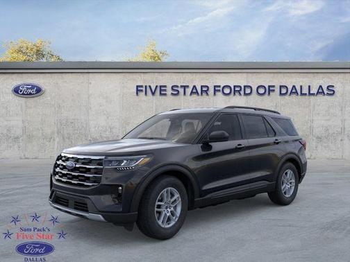 Agate Black Metallic 2026 Ford Explorer Active