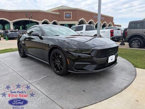 Shadow Black 2025 Ford Mustang EcoBoost