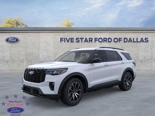 Space White Metallic 2026 Ford Explorer ST-Line
