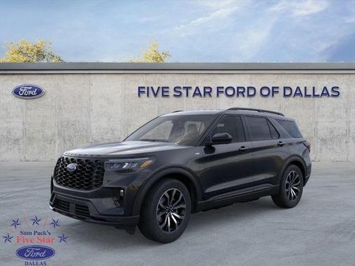 Agate Black Metallic 2026 Ford Explorer ST-Line