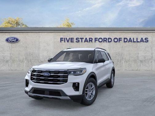 Space White Metallic 2026 Ford Explorer Active