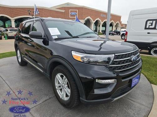 Black Metallic 2021 Ford Explorer XLT