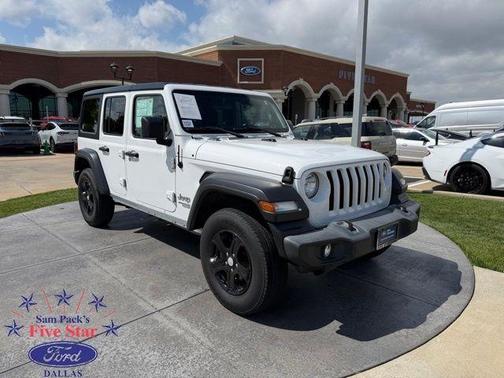 Bright White Clearcoat 2021 Jeep Wrangler Unlimited Sport