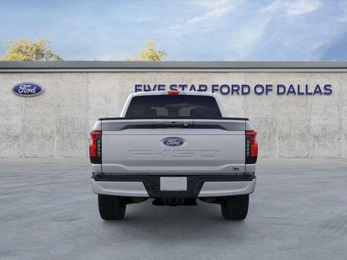 Silver Metallic 2025 Ford F-150 Lightning Flash