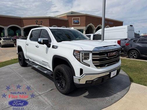 Summit White 2023 GMC Sierra 1500 SLT