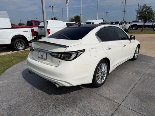 Pure White 2019 INFINITI Q50 3.0t LUXE