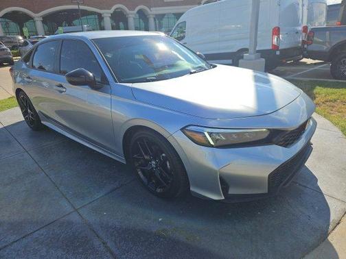 Solar Silver Metallic 2025 Honda Civic Sport