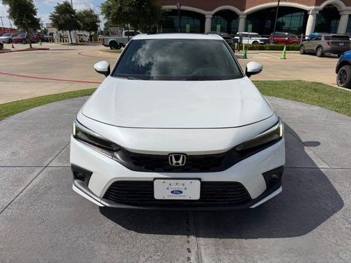 Platinum White Pearl 2023 Honda Civic Sport Touring