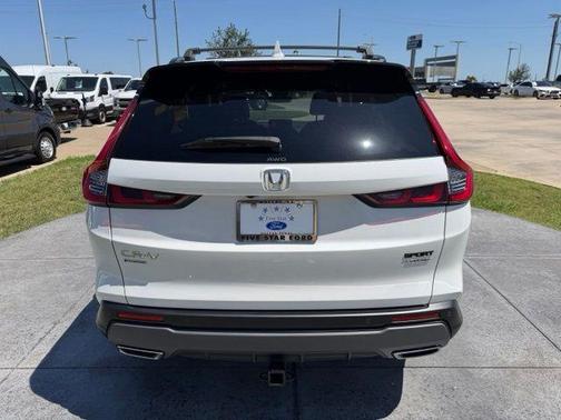Platinum White Pearl 2025 Honda CR-V Hybrid Sport Touring
