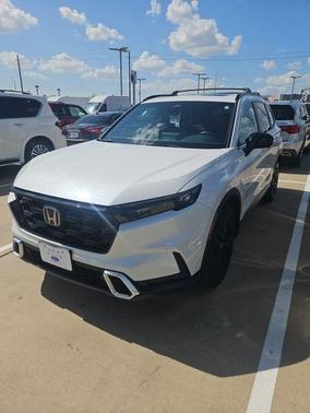 Platinum White Pearl 2025 Honda CR-V Hybrid Sport Touring