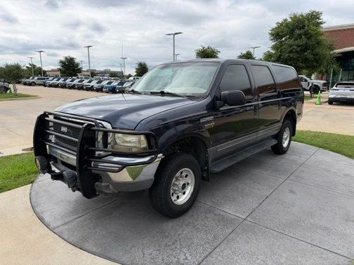 Blue 2001 Ford Excursion XLT