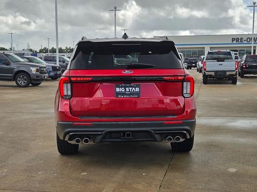 Red Metallic 2025 Ford Explorer ST