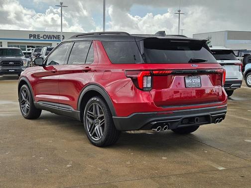 Red Metallic 2025 Ford Explorer ST
