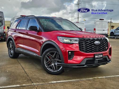 Red Metallic 2025 Ford Explorer ST