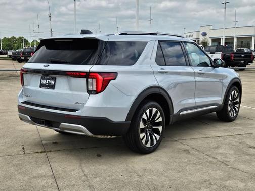 SPACE WHITE METALLIC 2026 Ford Explorer PLATINUM