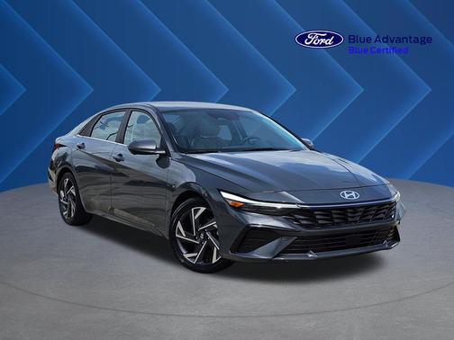 Gray 2024 Hyundai ELANTRA LIMITED