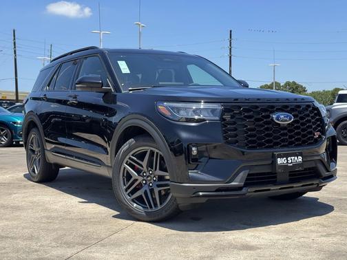 Agate Black Metallic 2026 Ford Explorer ST