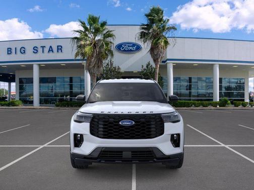 Space White Metallic 2026 Ford Explorer ST-Line