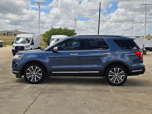 Blue Metallic 2019 Ford Explorer Platinum