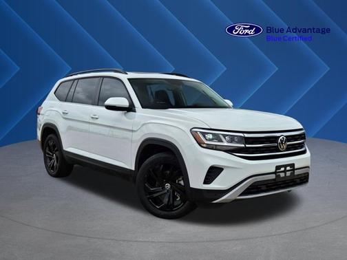 Pure White 2023 Volkswagen Atlas 2.0T SE W/ TECHNOLOGY