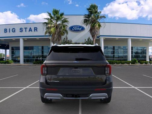 Agate Black Metallic 2026 Ford Explorer Platinum