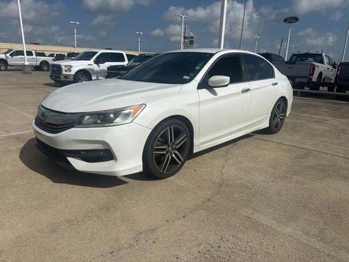 White Orchid Pearl 2017 Honda Accord Sport
