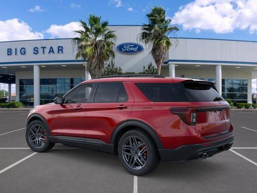 Rapid Red Metallic Tinted Clearcoat 2026 Ford Explorer ST