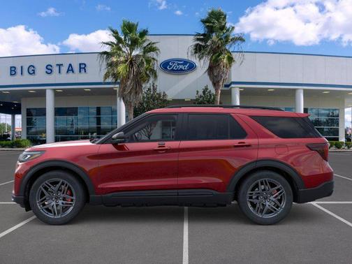 Rapid Red Metallic Tinted Clearcoat 2026 Ford Explorer ST