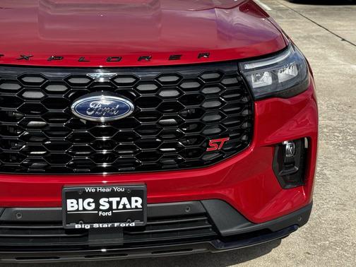 Rapid Red Metallic Tinted Clearcoat 2026 Ford Explorer ST